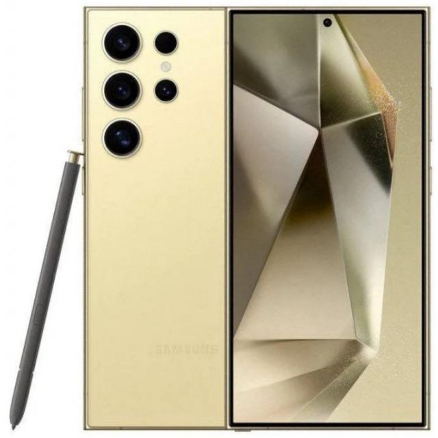 Смартфон Samsung Galaxy S24 Ultra 12/256Gb (6.8" AMOLED, NFC, 5000мАч) SM-S928B, Titanium Yellow