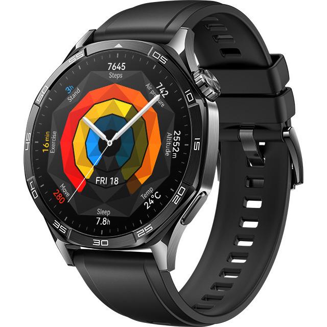 Умные часы HUAWEI Watch GT 5 46mm (VLI-B19), черный фторэластомер