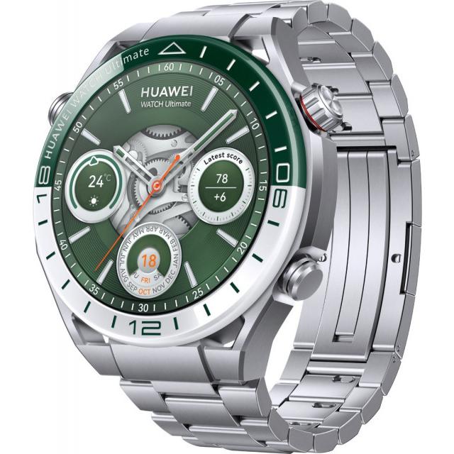 Умные часы HUAWEI Watch Ultimate 49mm RU, зеленый