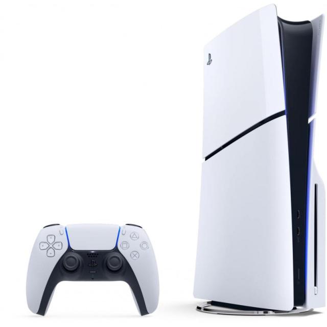 Игровая приставка Sony PlayStation 5 Slim 1Tb с дисководом (CFI-2016), белый