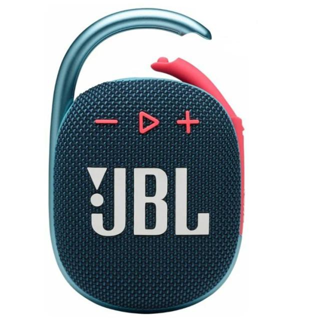 Портативная колонка JBL Clip 4, синий/розовый