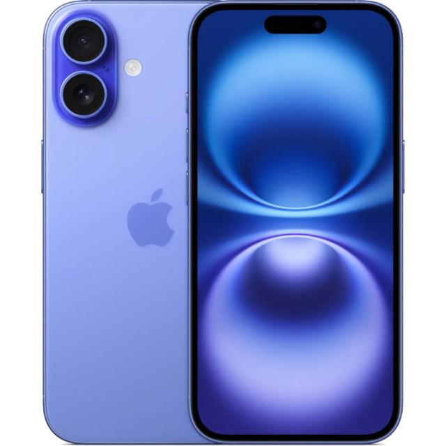 Смартфон Apple iPhone 16 128Gb Dual nano SIM, синий