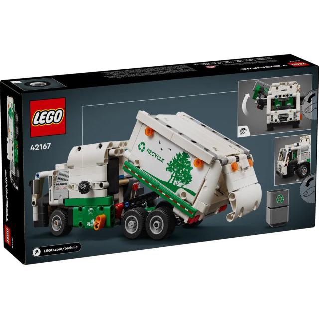 Конструктор LEGO Technic 42167 Электрический мусоровоз Mack LR