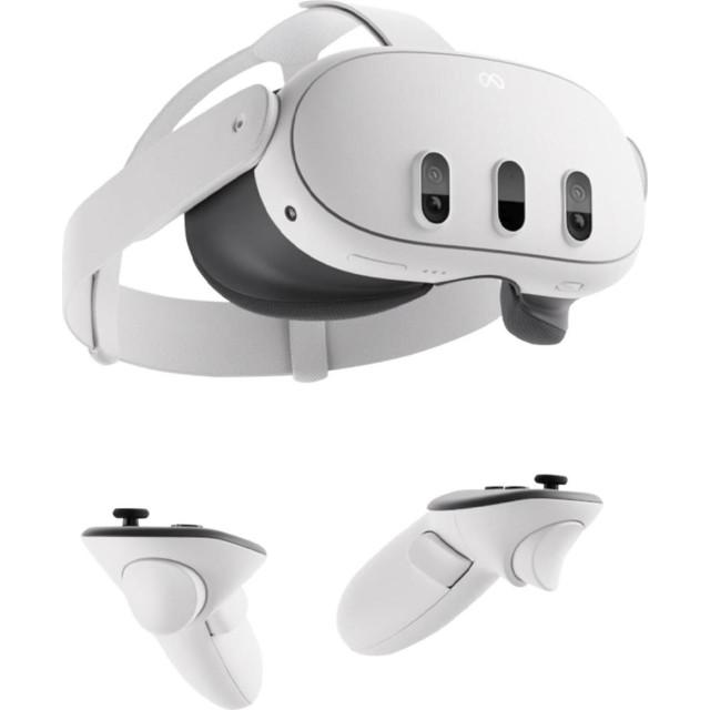 Шлем виртуальной реальности Oculus Quest 3 512Gb (4K  3840x2160 120Гц) USA, White