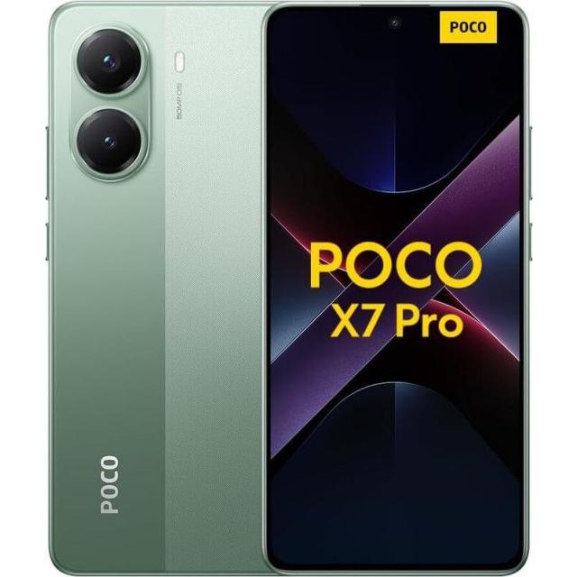 Смартфон Xiaomi POCO X7 Pro 8/256Gb 5G (6.67" AMOLED 120Гц, NFC, 6000мАч) Global, Зеленый