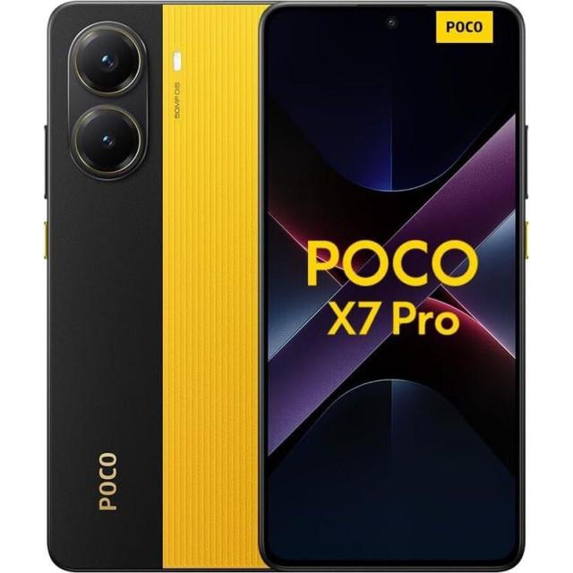 Смартфон Xiaomi POCO X7 Pro 8/256Gb 5G (6.67" AMOLED 120Гц, NFC, 6000мАч) Global, Желтый