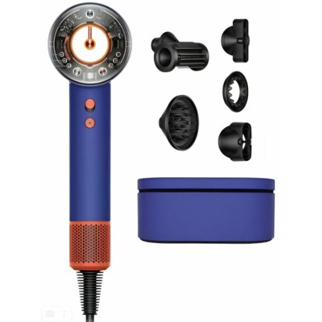 Фен Dyson Supersonic Nural HD16 (515092-01) с кейсом, 5 насадок, HK, Vinca Blue/Topaz