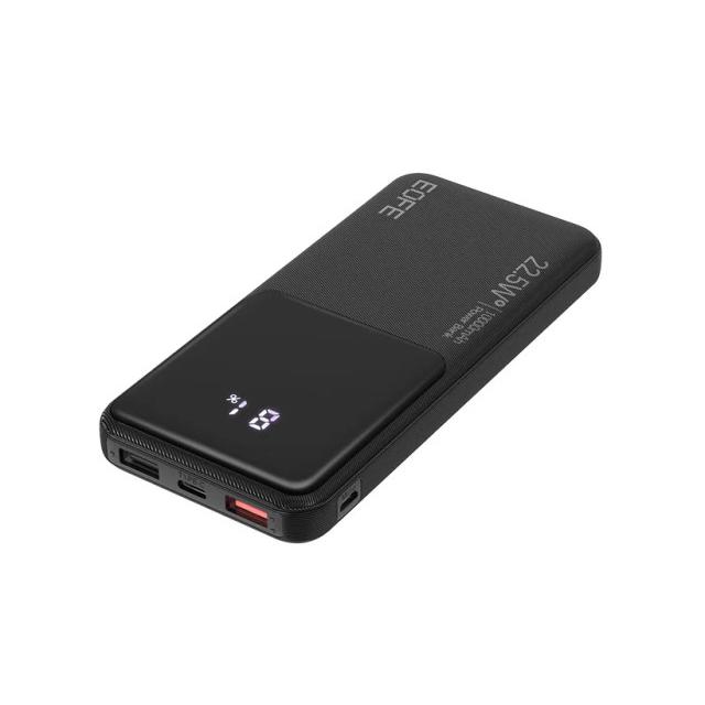 Внешний аккумулятор EOFE G101, 10000mAh LCD 22.5W, Черный