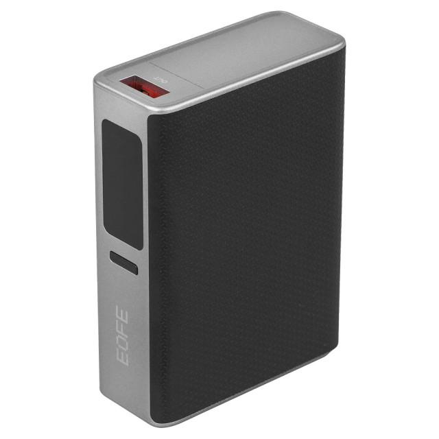 Внешний аккумулятор EOFE G110, LCD 10000мАч, 22.5 Вт, USB-A - 1, USB-C - 1, Серый