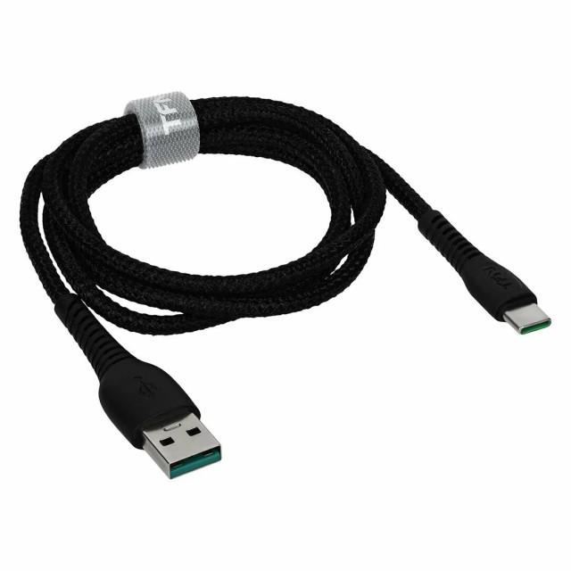 Кабель TFN USB-A на Type-C, FORZA, 1v 5A, Черный