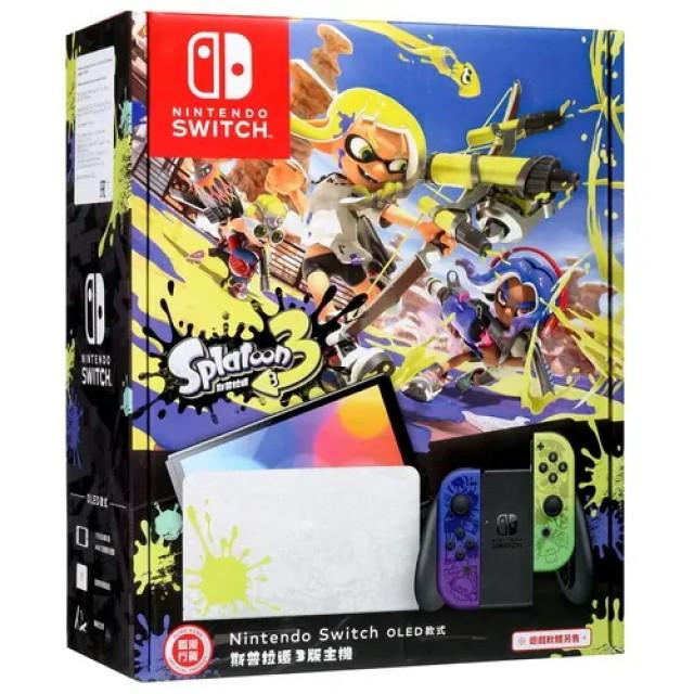 Игровая приставка Nintendo Switch OLED, 64Gb, Splatoon 3 Edition