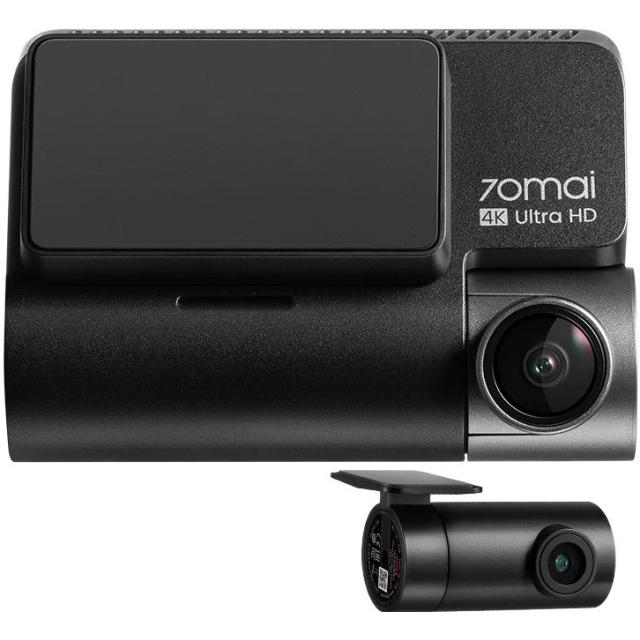 Видеорегистратор 70Mai Dash Cam 4K A810 + Rear Cam Set HDR, Черный