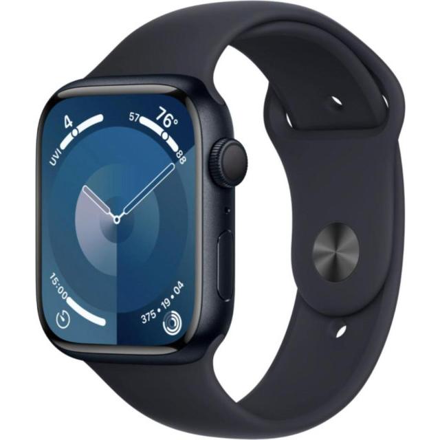 Часы Apple Watch Series 9 45mm LTE Aluminium Case with Sport Band MRMD3, Midnight M/L