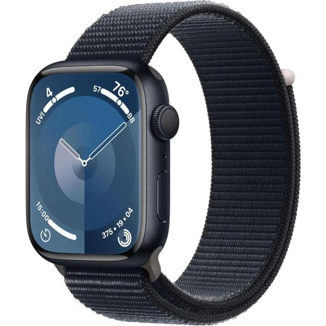 Часы Apple Watch Series 9 45mm LTE Aluminium Case with Sport Loop MRMF3, Midnight