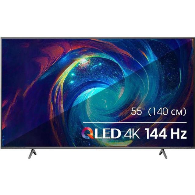 Телевизор Hisense 55" 55E7Q Pro, QLED, 4K Ultra HD, Черный