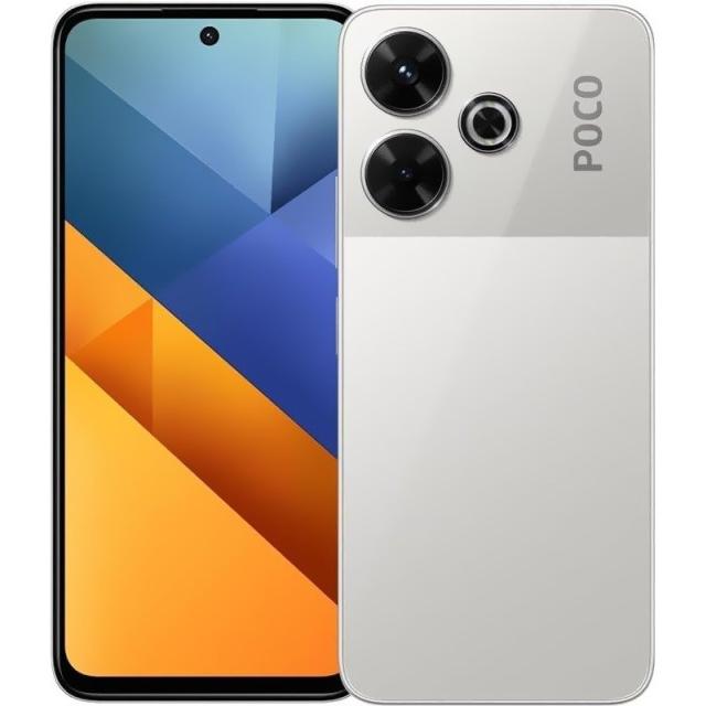 Смартфон Xiaomi POCO M6 6/128Gb Global, Серебристый