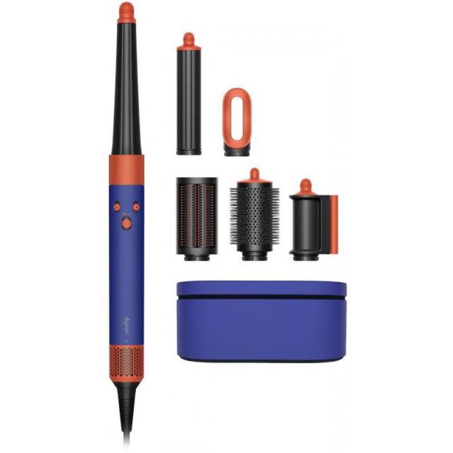 Стайлер Dyson Airwrap i.d. Long HS08 (533818-01) с кейсом, 6 насадок IN, Vinca Blue/Topaz Orange