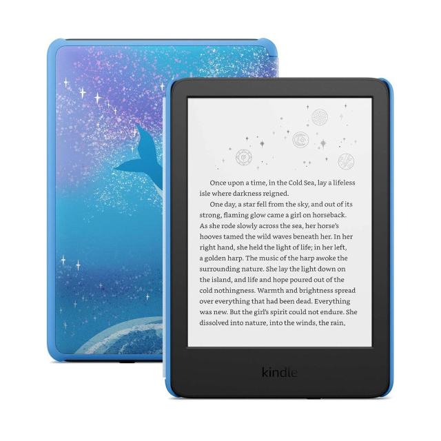 Электронная книга Amazon Kindle Kids 6" (2024) 16Gb, с обложкой Space Whale