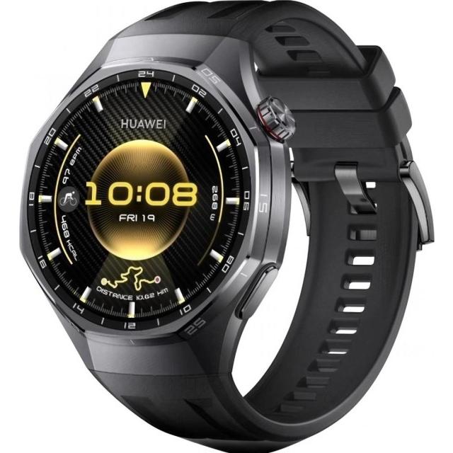 Умные часы HUAWEI Watch GT 6 Pro 46mm RU, Черный фторэластометр