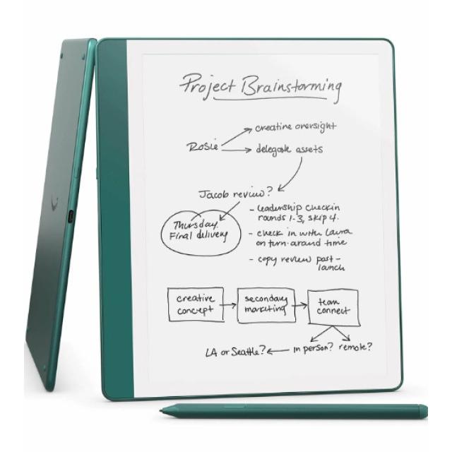 Электронная книга Amazon Kindle Scribe 10.2" (2024) 64Gb with Premium Pen, Зеленый