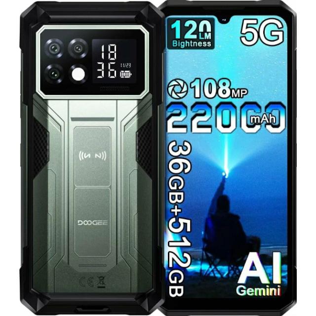 Смартфон DOOGEE S200 Max 16/512Gb Global, Серый