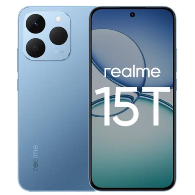 Смартфон Realme 15T 8/256Gb RU, Голубой металлик