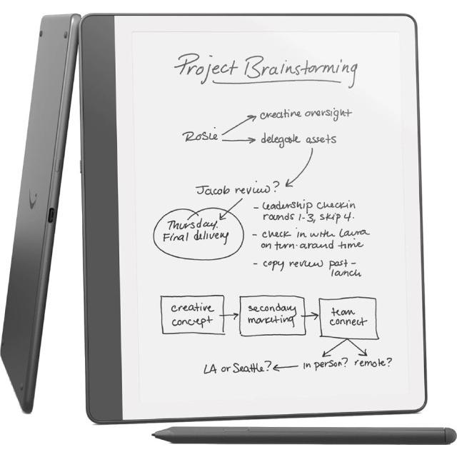 Электронная книга Amazon Kindle Scribe 10.2" (2024) 64Gb with Premium Pen, Серый