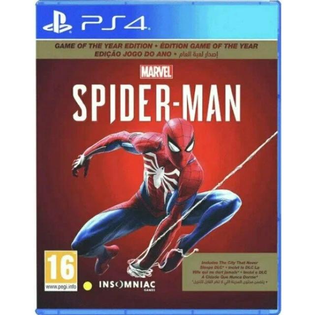Игра на диске Marvel Человек-паук, издание «Игра года» для PS4, русские субтитры
