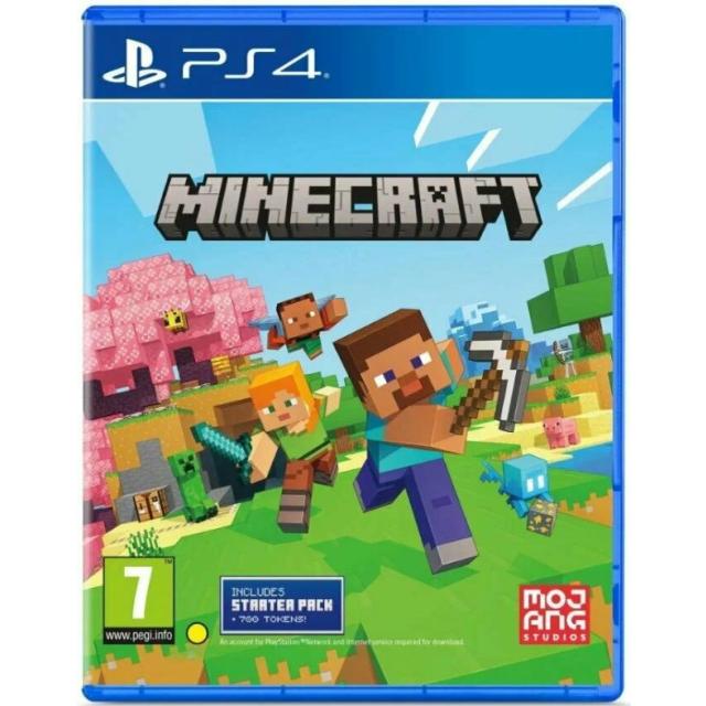 Игра на диске Minecraft Starter Pack Edition для PS4, русские субтитры