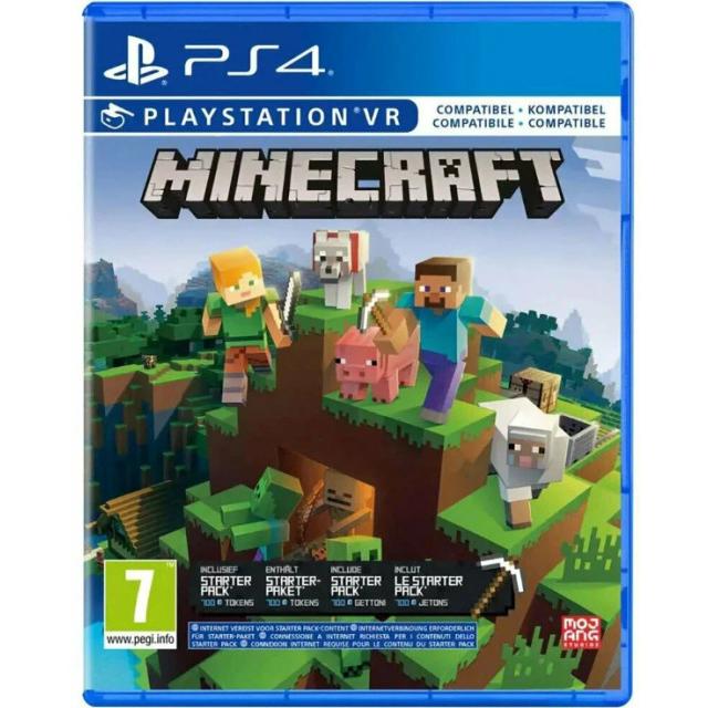 Игра на диске Minecraft: Starter Collection (с поддержкой PSVR) для PS4, английская версия