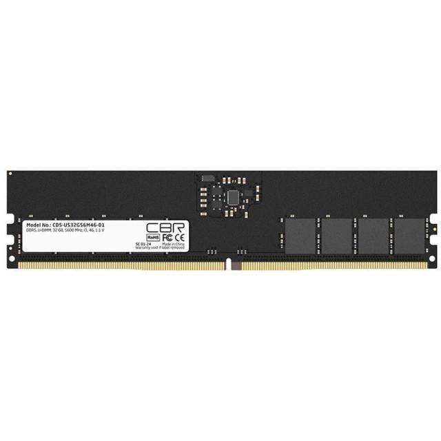 Оперативная память CBR 32Gb DDR5 DIMM (CD5-US32G56M46-01) PC5-44800, 5600MHz, CL46, 1.1V
