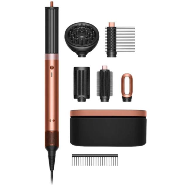 Стайлер Dyson Airwrap HS09 Co-anda2x (143161-01) Diffuser с кейсом EU, Amber Silk