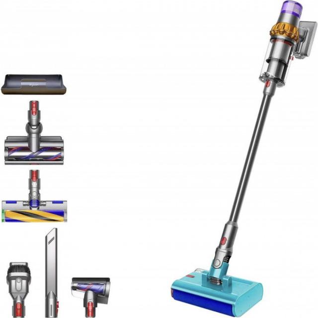 Пылесос Dyson V15s Detect Submarine (SV47), Yellow/nickel