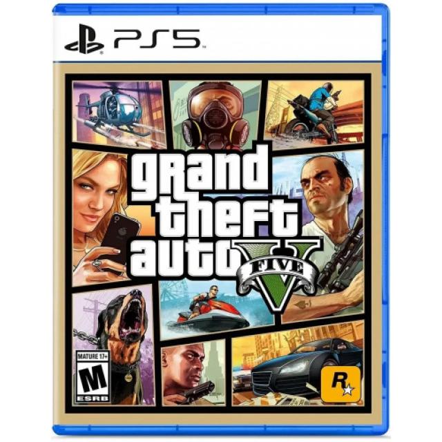 Игра на диске Grand Theft Auto V для Sony PS5