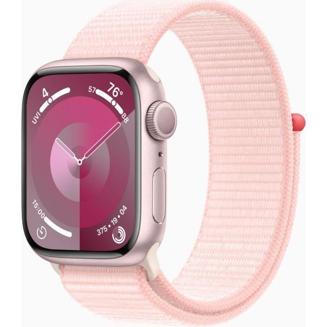 Часы Apple Watch Series 9 41mm Aluminium Case with Sport Loop MR953, Pink